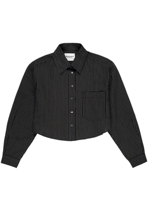 MARANT ÉTOILE Eliora striped cotton shirt - Black