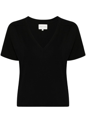 Loulou Studio Faa V-neck cotton T-shirt - Black