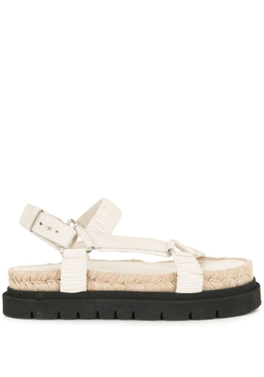 3.1 Phillip Lim Noa strappy flat sandals - White