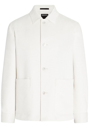 Zegna denim chore jacket - White
