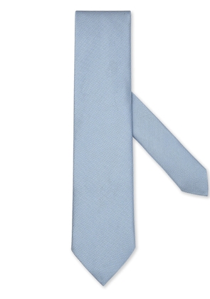 Zegna jacquard silk tie - Blue