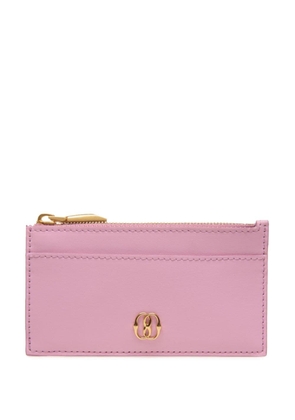 Bally logo-plaque leather wallet - Pink