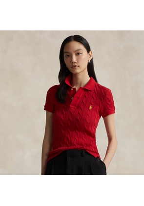 Lunar New Year Slim Fit Cable Polo Shirt