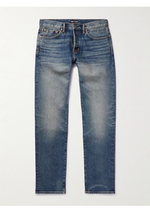 TOM FORD - Slim-Fit Selvedge Jeans - Men - Blue - UK/US 30