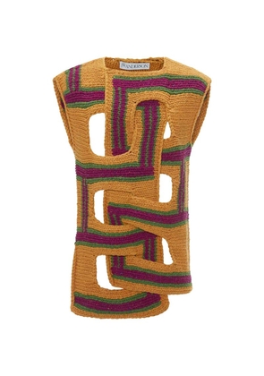 Jw Anderson Interwoven Stripe Sweater Vest