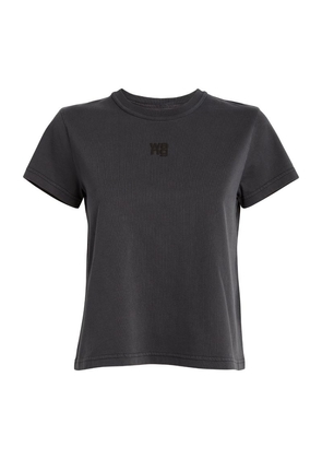 Alexander Wang Cotton Shrunken Essential T-Shirt