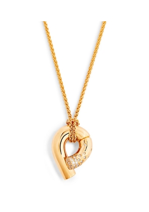 Tabayer Yellow Gold And Diamond Oera Necklace