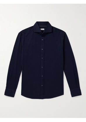 Brunello Cucinelli - Cotton-Jersey Shirt - Men - Black - S