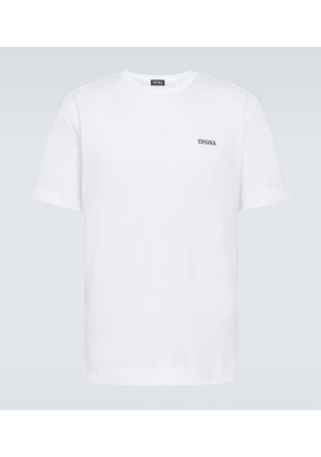 Zegna Logo cotton jersey T-shirt