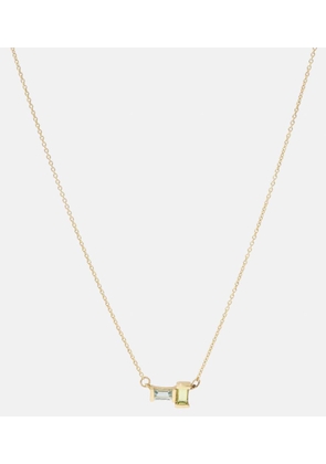 Aliita Tu Y Yo 9kt gold necklace with gemstones