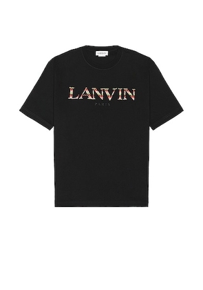Lanvin Classic Curb T-shirt in Black - Black. Size M (also in ).