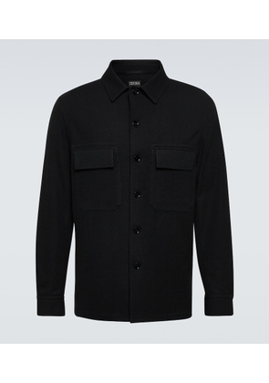 Zegna Wool and cotton overshirt