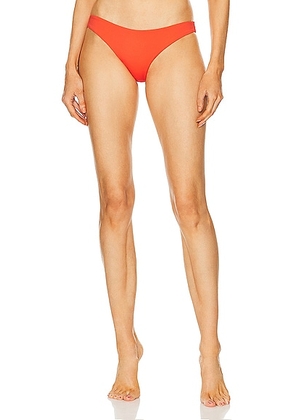 SILVIA TCHERASSI Fermina Bikini Bottom in Orange - Orange. Size XS (also in L, S).