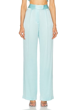 The Sei Wide Leg Trouser in Baby Blue - Baby Blue. Size 0 (also in 2, 4, 6, 8).