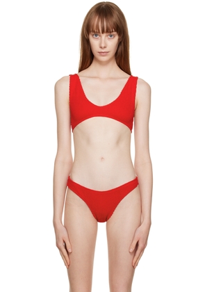 Bond-Eye Red Scout Bikini Top
