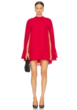 Amanda Uprichard Sancerre Mini Dress in Red. Size L, M, XS.