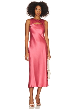 PAIGE Aurem Dress in Pink. Size S.