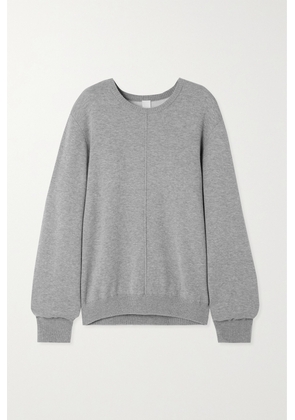 TOTEME - Organic Cotton And Cashmere-blend Sweater - Gray - xx small,x small,small,medium,large,x large