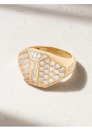 Anita Ko - Hive 18-karat Gold Diamond Ring - 6