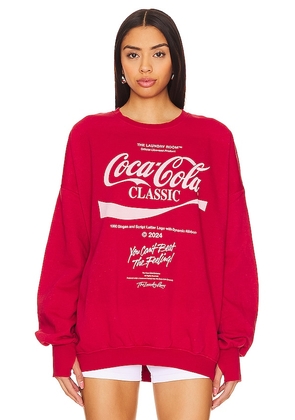 The Laundry Room Coca Cola Official Jumper in Red. Size S.