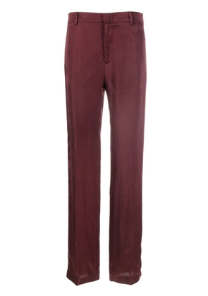 Nº21 low-rise slim-fit trousers - Red