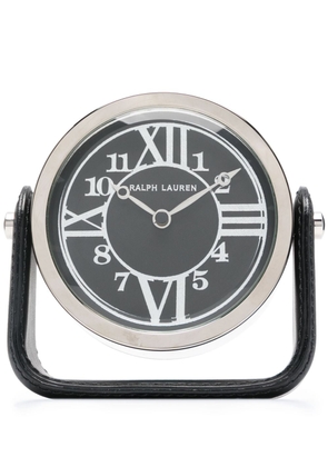 Ralph Lauren Home Brennan leather clock - Black