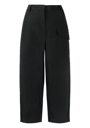 Stella McCartney high-waisted cropped trousers - Black