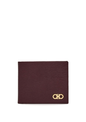 Ferragamo Gancini leather wallet - Red