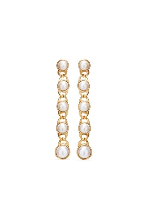 Oscar de la Renta Monntclair pearl-embellished earrings - White