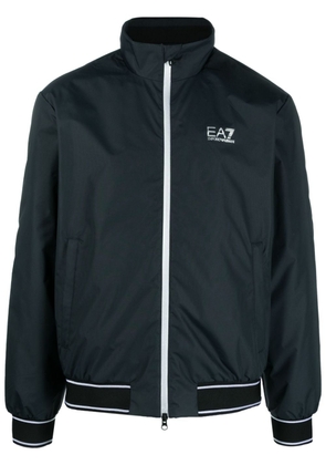 Ea7 Emporio Armani logo-print lightweight jacket - Blue
