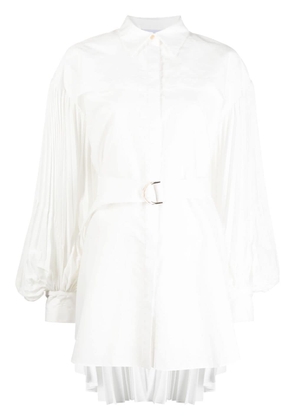 Acler Kirtling bishop-sleeved shirt - White