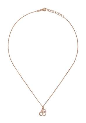 AS29 14kt rose gold diamond Cherry necklace