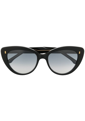Cutler & Gross gradient cat-eye frame sunglasses - Black