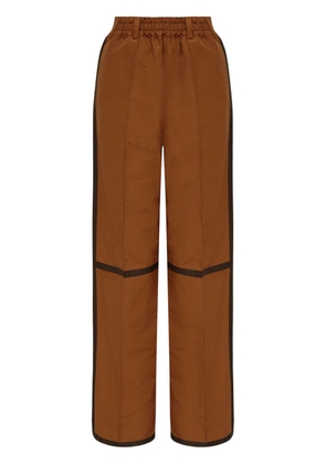 12 STOREEZ striped straight-leg trousers - Brown
