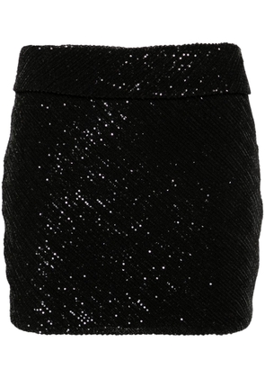 IRO Hillowa sequin-embellished skirt - Black