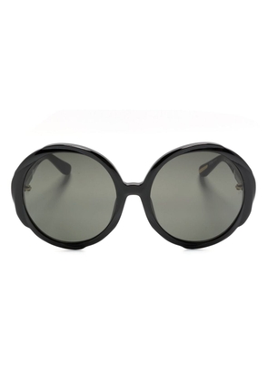 Linda Farrow Otavia oversize-frame sunglasses - Black