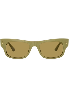 Linda Farrow Falck square-frame sunglasses - Green