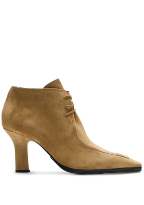 Burberry Storm 85mm suede ankle boots - Neutrals