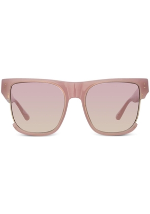 Linda Farrow Lomas square-frame sunglasses - Pink