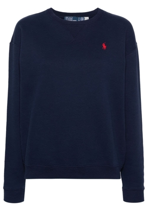 Polo Ralph Lauren embroidered-logo sweatshirt - Blue