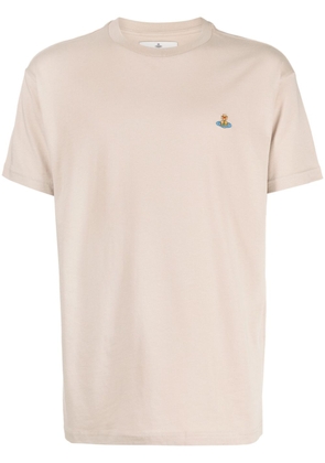 Vivienne Westwood Orb embroidery T-shirt - Pink