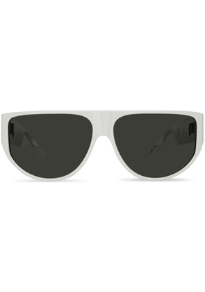 Linda Farrow x Charli Howard Elodie oversize-frame sunglasses - White