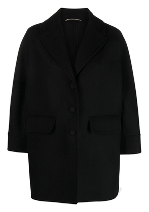 Ermanno Scervino single-breasted virgin wool coat - Black