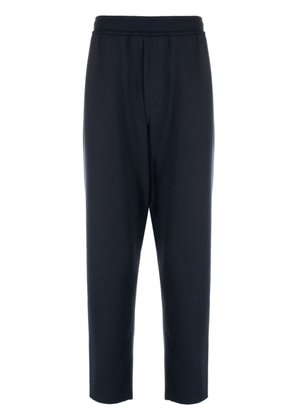 CFCL tapered wool-blend track pants - Blue