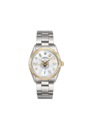 Jacquie Aiche customised Oyster Perpetual 34mm - Neutrals
