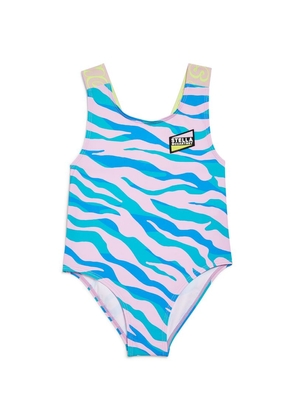 Stella Mccartney Kids Zebra Print Swimsuit (4-14 Years)