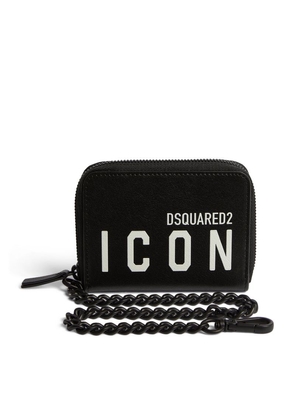 Dsquared2 Leather Zipped Wallet
