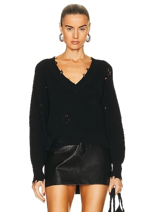 SER.O.YA Syd Sweater in Black - Black. Size XS (also in ).
