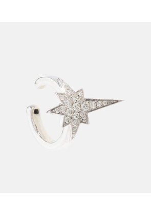 Robinson Pelham North Star 14kt white gold ear cuffs with diamonds