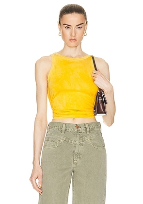 COTTON CITIZEN the Standard Tank in Sun Faded Yellow - Yellow. Size S (also in M).